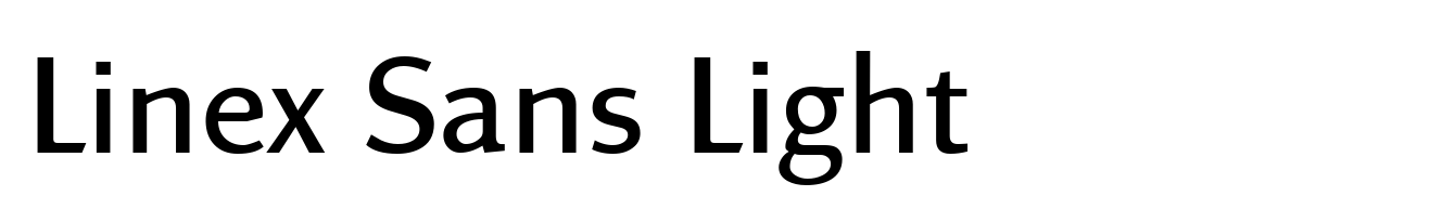 Linex Sans Light